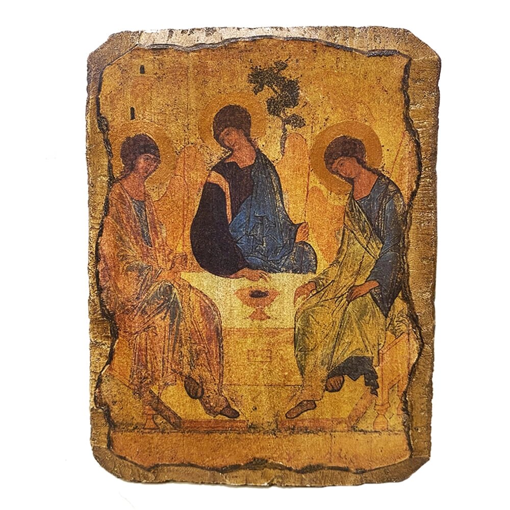 Ікона фреска "Свята Трійця" від компанії Іконна лавка - фото 1