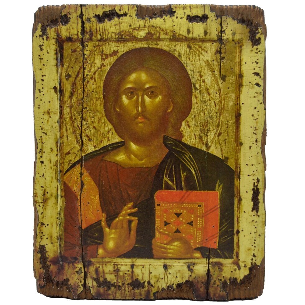 Ікона Христос Вседержитель 30х20 см від компанії Іконна лавка - фото 1