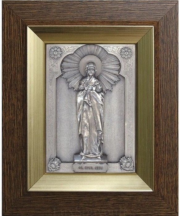 Ікона "Свята Анна" зі срібла мала від компанії Іконна лавка - фото 1