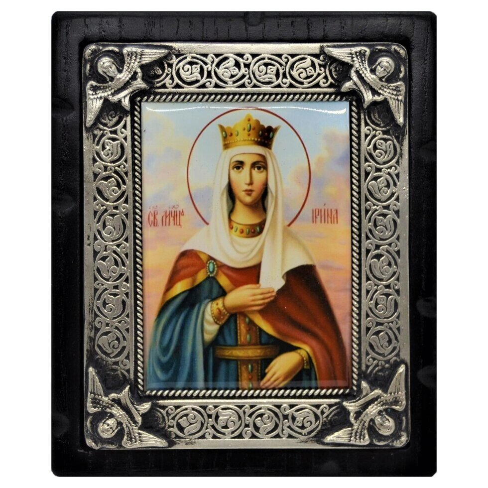 Ікона "Свята мучениця Ірина" в сріблі від компанії Іконна лавка - фото 1