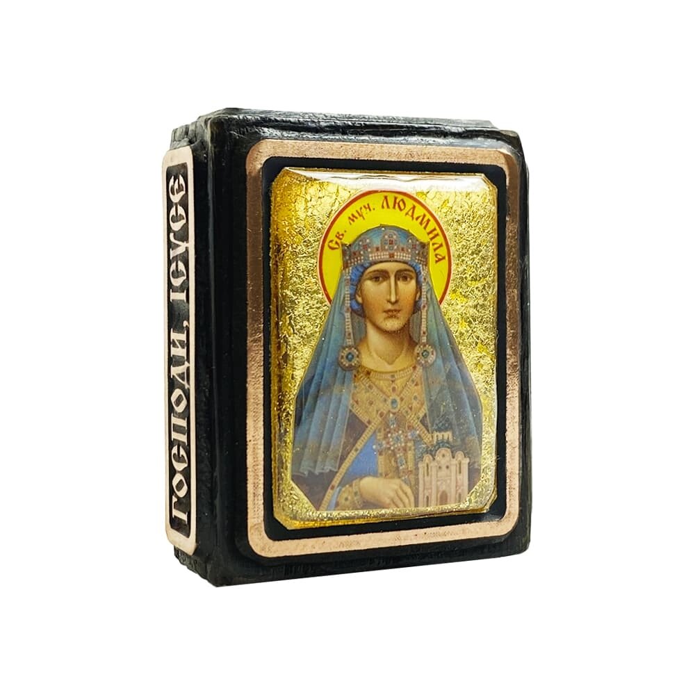 Ікона "Свята мучениця Людмила" мініатюра від компанії Іконна лавка - фото 1