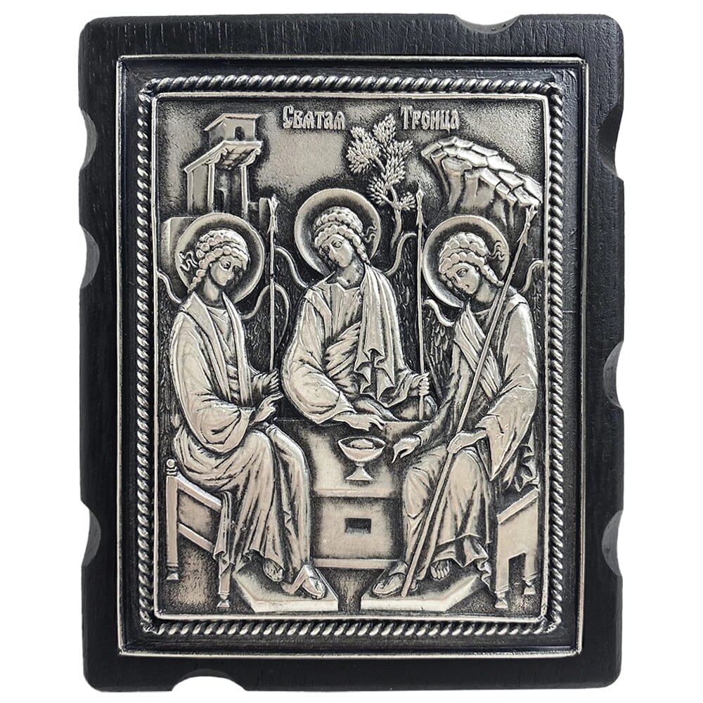 Ікона "Свята Трійця" в сріблі від компанії Іконна лавка - фото 1