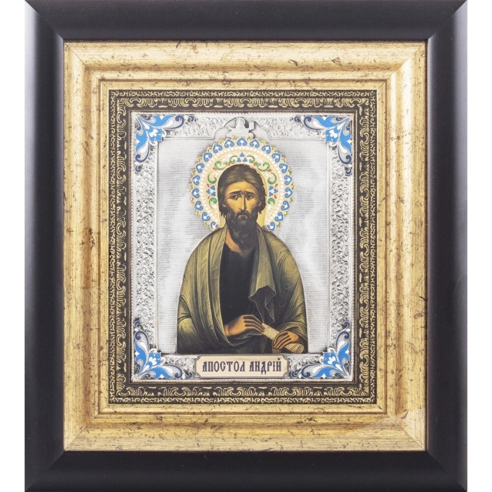 Ікона "Святий апостол Андрій" срібна від компанії Іконна лавка - фото 1