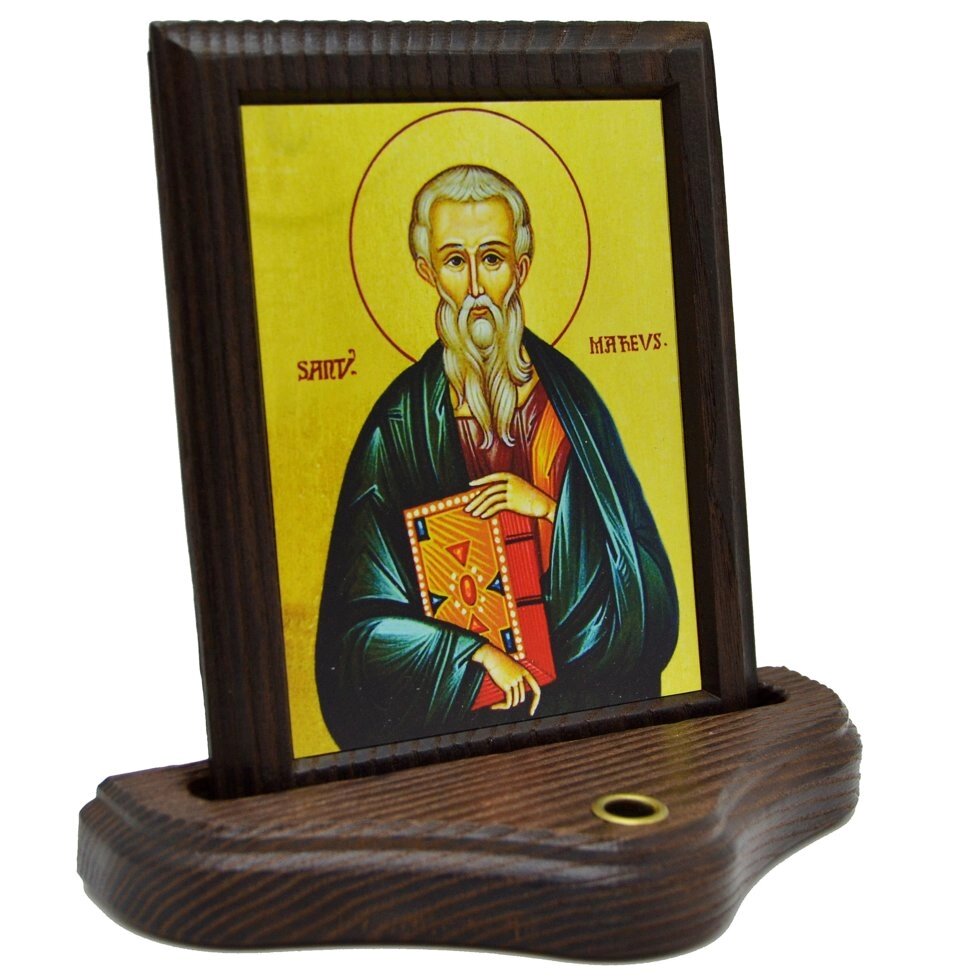 Ікона "Святий апостол Матвій (Матвій)" на підставці від компанії Іконна лавка - фото 1