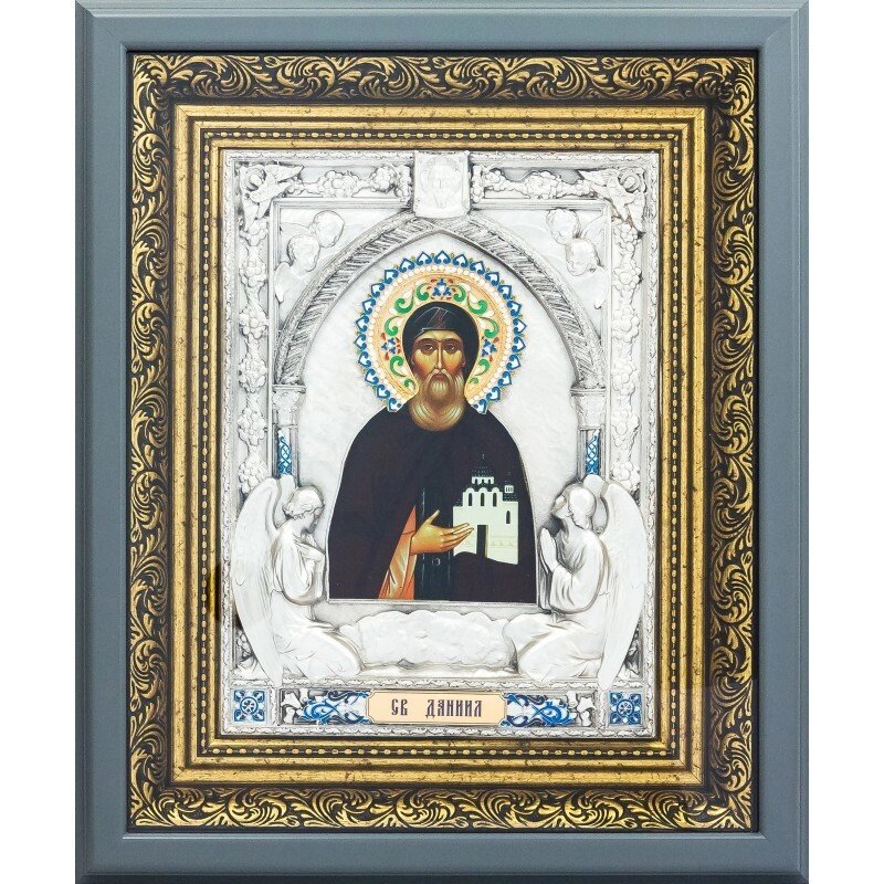 Ікона "Святий Данило" зі срібла від компанії Іконна лавка - фото 1