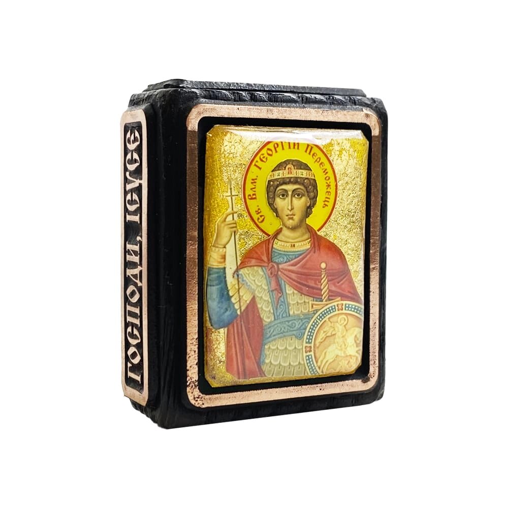 Ікона "Святий Георгій Переможець" мініатюра від компанії Іконна лавка - фото 1