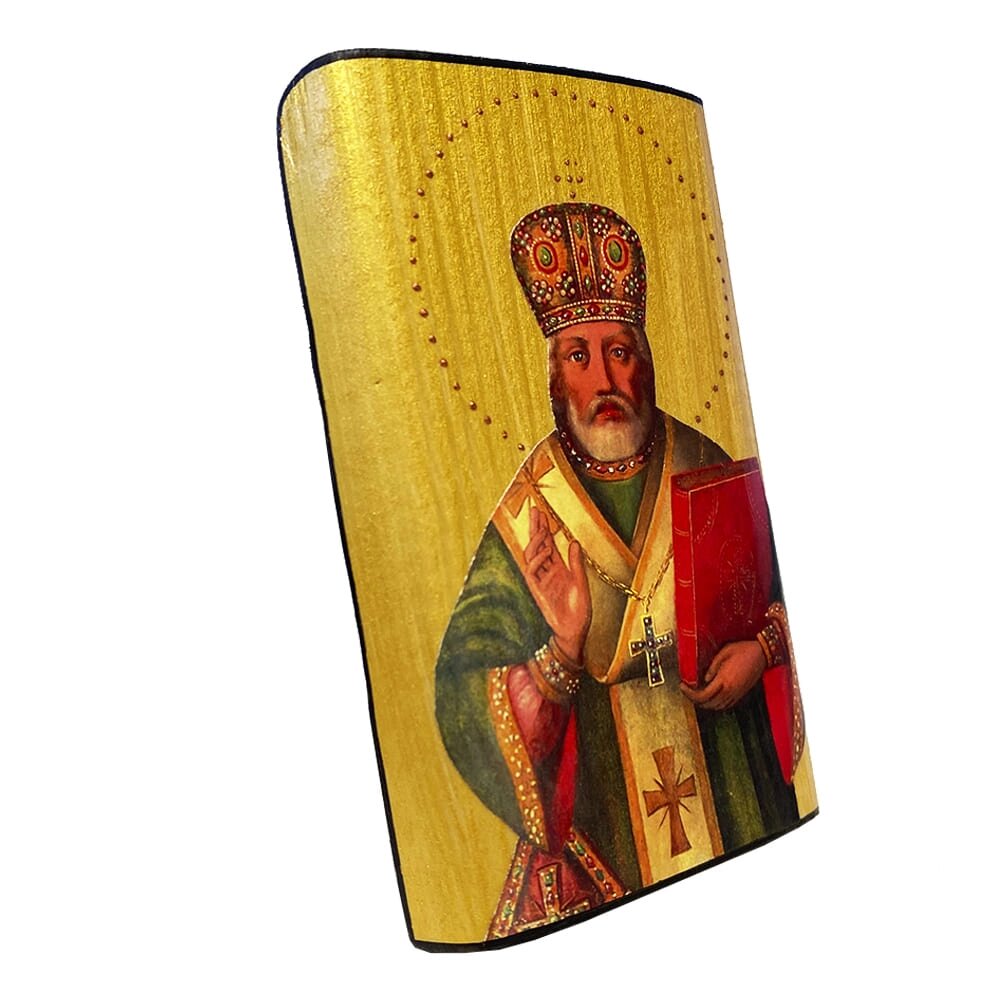 Ікона "Святий Миколай" настільна від компанії Іконна лавка - фото 1