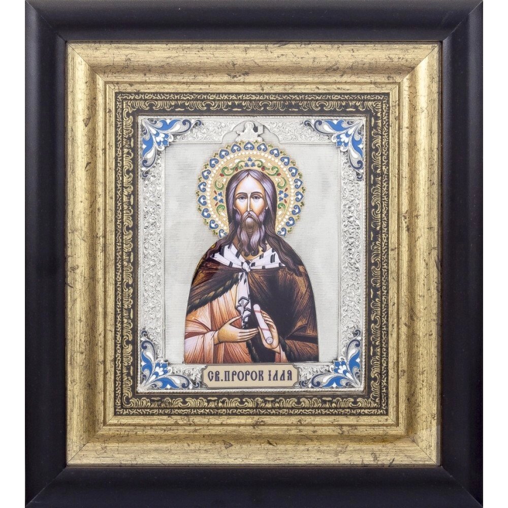 Ікона "Святий пророк Ілля" зі срібла від компанії Іконна лавка - фото 1