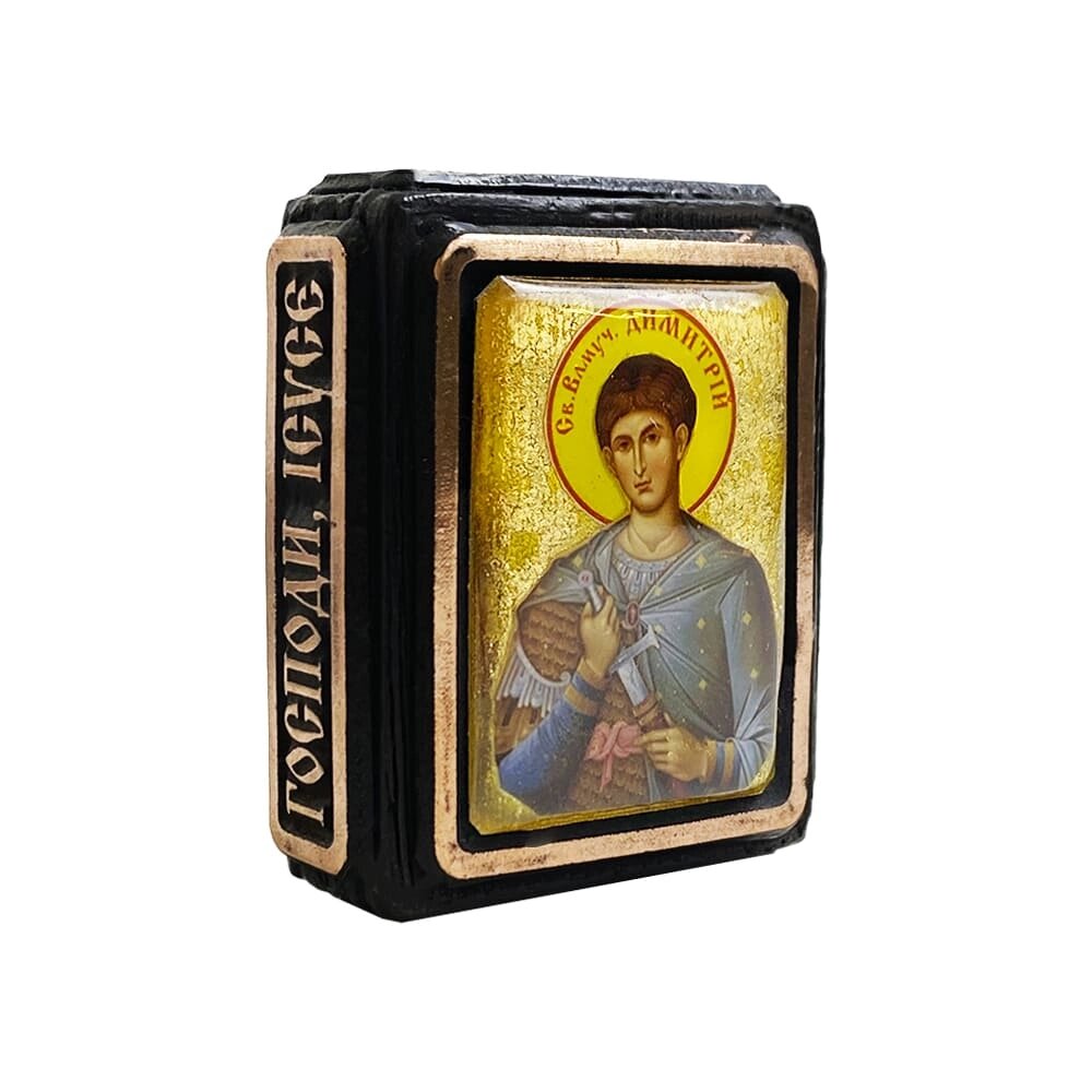 Ікона "Святий великомученик Димитрій" мініатюра від компанії Іконна лавка - фото 1