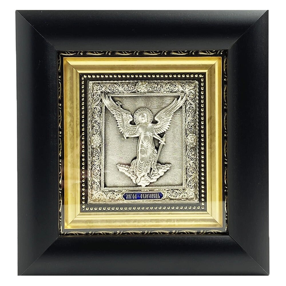 Ікона Янгола Охоронця зі срібла від компанії Іконна лавка - фото 1