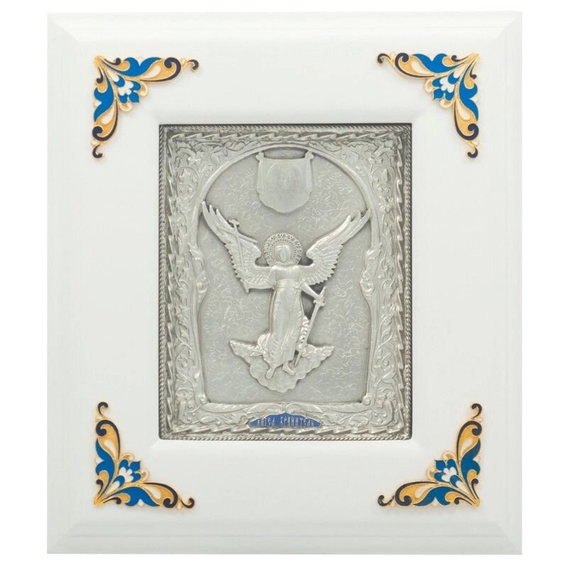 Ключниця настінна в сріблі "Ангел Хранитель" від компанії Іконна лавка - фото 1