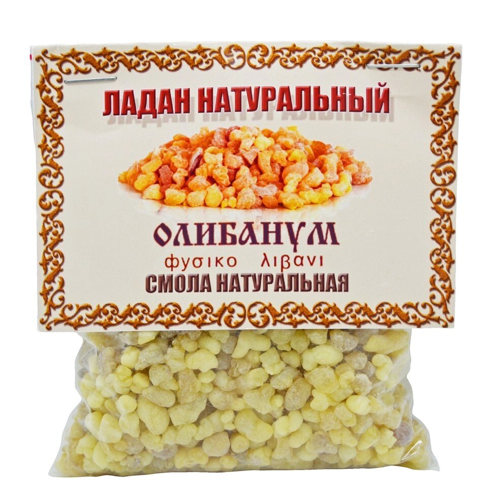 Ладан натуральний олібанум (смола натуральна) упаковка 100г від компанії Іконна лавка - фото 1