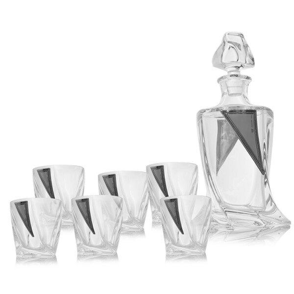 Набір для віскі «CARDIFF», графин та 6 склянок від компанії Іконна лавка - фото 1