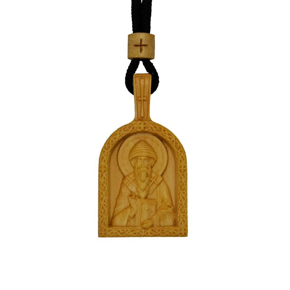 Натільний іконка "Святий Спиридон" від компанії Іконна лавка - фото 1