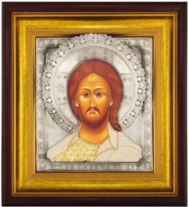 Ікона "Христос Вседержитель" зі срібла