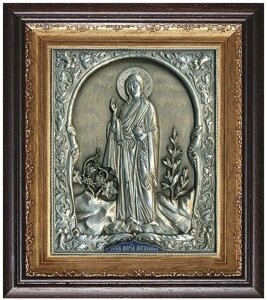 Ікона "Свята Марія Магдалина" зі срібла в Києві от компании Иконная лавка