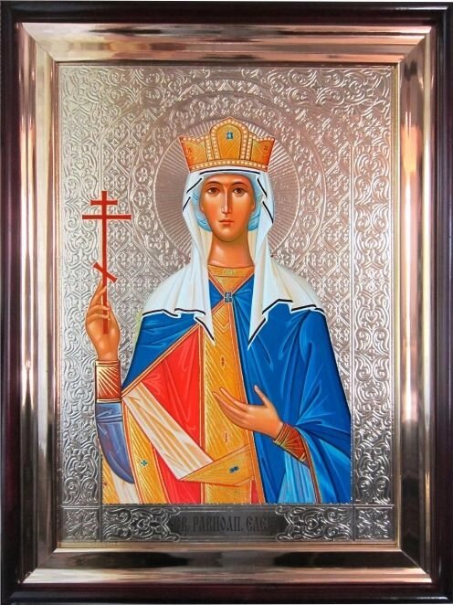 Храмовая икона Святая Равноапостольная царица Елена 80х60 см - знижка