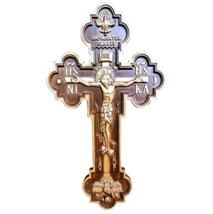 Хрест різьблений фігурний RUM з бука 500х260х25мм в Києві от компании Иконная лавка
