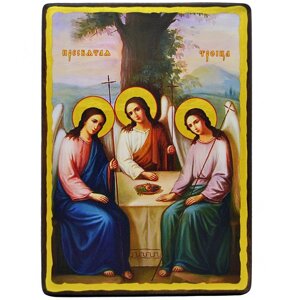 Дерев'яна ікона Пресвята Трійця
