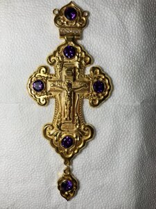 Хрест для священнослужителя з прикрасами №9