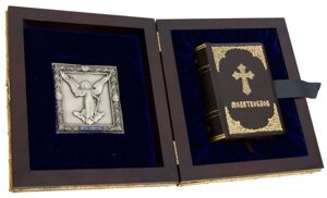 Подарунковий набір з книгою "Молитвослов" і іконою "Ангел Хранитель"