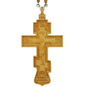 Хрест наперсний єрейський №4 (дерев'яний)