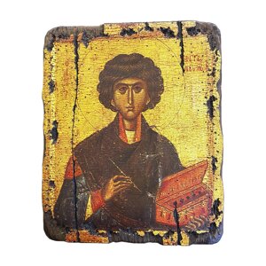Ікона під старовину "Святий Пантелеймон" в Києві от компании Иконная лавка
