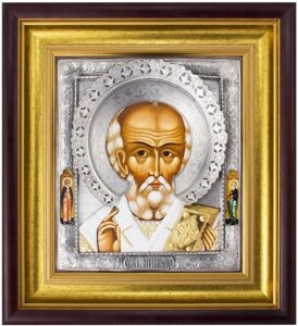 Ікона з срібла "Святий Миколай"