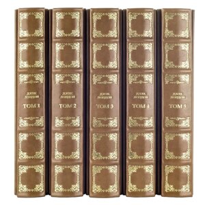Комплект книг "Зібрання творів" Джек Лондон в 5-ти томах