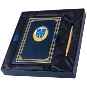 Щоденник шкіряний "Прокуратура України" з ручкою в Києві от компании Магазин православных товаров