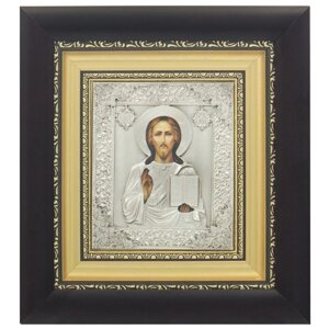 Ікона "Ісус Христос" зі срібла 23х21см в Києві от компании Иконная лавка