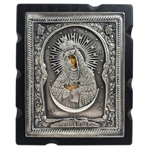 Ікона "Остробрамська Пресвята Богородиця" в сріблі