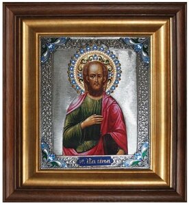 Ікона "Святий апостол Павло" зі срібла в Києві от компании Иконная лавка