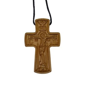 Натільний дерев'яний хрест "Розп'яття"