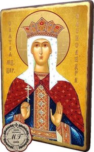 Дерев'яна ікона "Свята мучениця цариця Олександра"