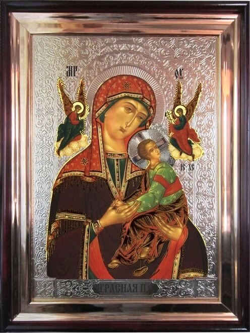 Храмовая икона Богородица Страстная 80х60 см - опис