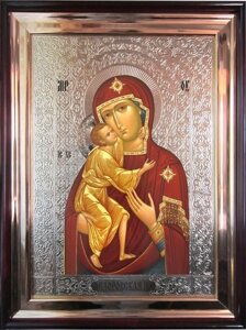 Храмовая икона Богородица Федоровская 56х46 см в Києві от компании Иконная лавка