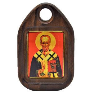 Дорожня ікона "Святий Миколай Мирлікійський"