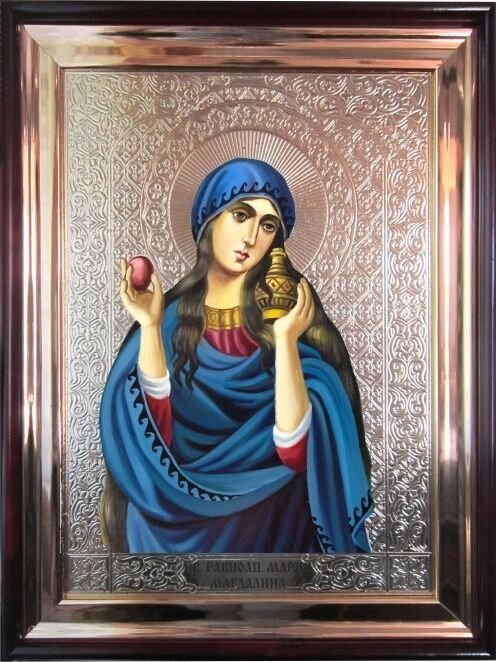 Храмова ікона Свята рівноапостольна Марія Магдалина 120х82 см - замовити