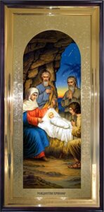 Храмова ікона Різдво Христове 120х60 см в Києві от компании Иконная лавка