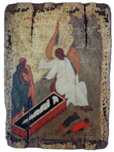 Ікона під старовину "Жінки-мироносиці біля гробу Господнього"