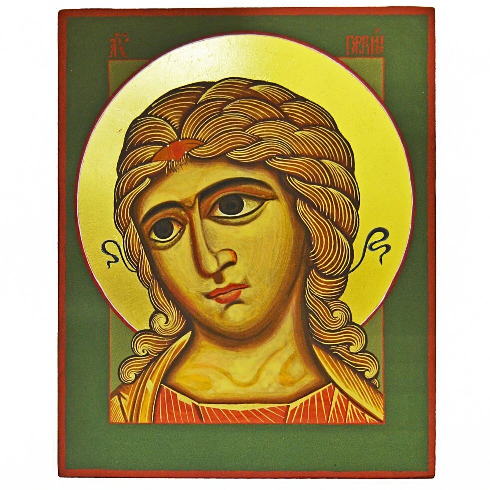 Писаная икона "Ангел Златые Власы" від компанії Іконна лавка - фото 1