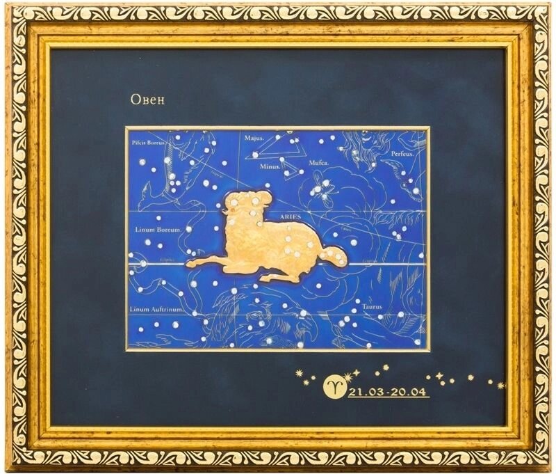 Подарункова картина "Знак зодіаку Овен" від компанії Іконна лавка - фото 1