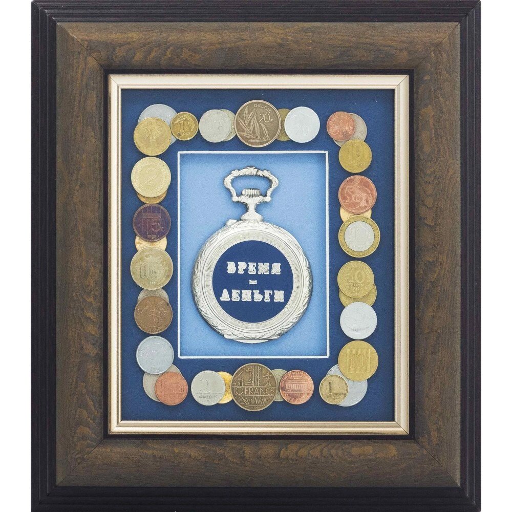 Подарунковий колаж "Час-гроші" від компанії Іконна лавка - фото 1