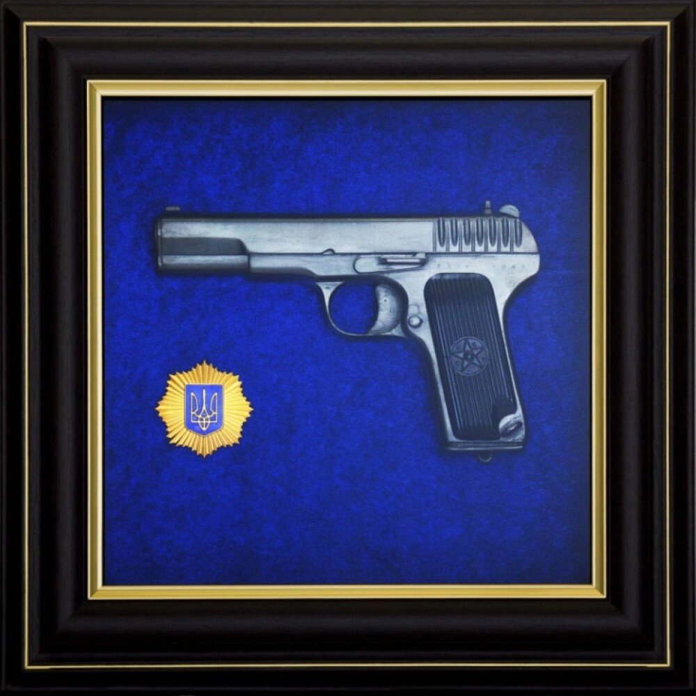 Подарунок "Пістолет ТТ і емблема МВС" від компанії Іконна лавка - фото 1