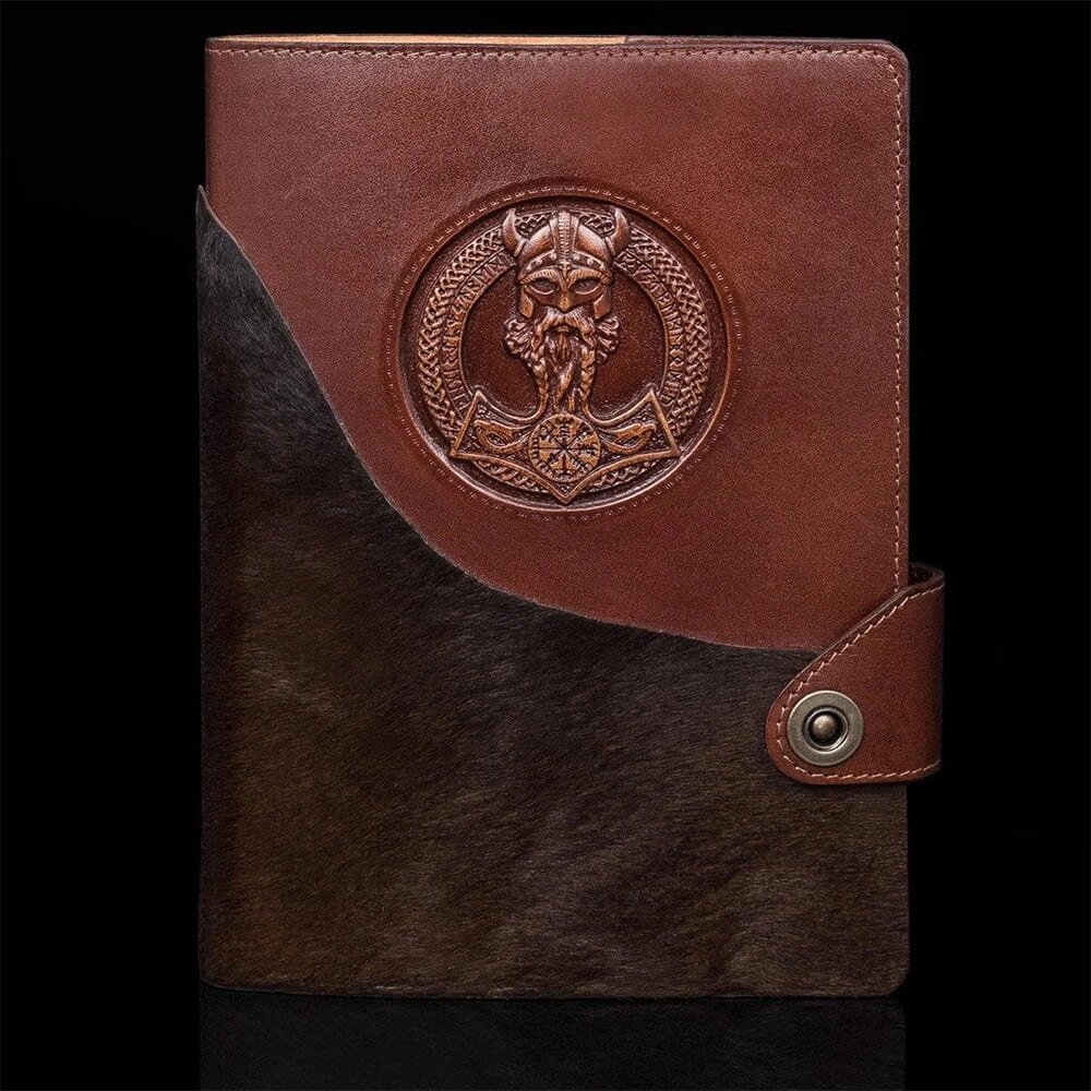 Щоденник шкіряний "Вікінг" темно-коричневий від компанії Іконна лавка - фото 1