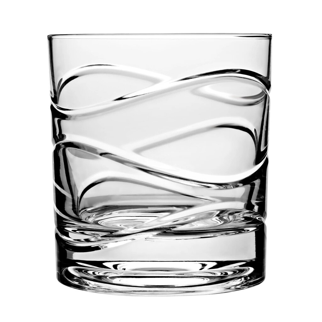 Склянка для віскі та води, що обертається Shtox Океан 320 мл кришталь від компанії Іконна лавка - фото 1