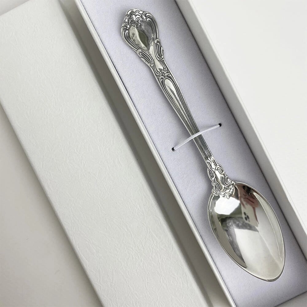 Срібна ложка чайна "Чарівна" від компанії Іконна лавка - фото 1