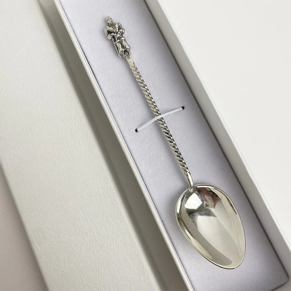 Срібна ложка чайна "Козак" від компанії Іконна лавка - фото 1