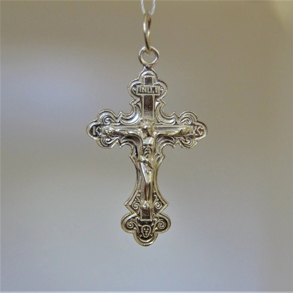 Срібний хрестик Кр138 від компанії Іконна лавка - фото 1